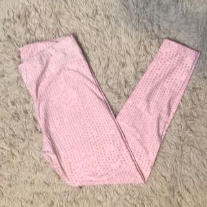 Lularoe TC Leggings Pink/Gray